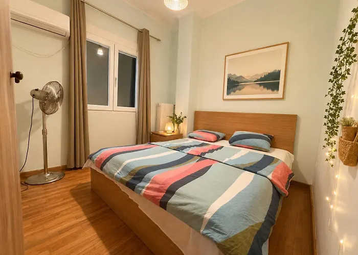 2 Bedroom Apartment 300 Meters Metro Aghios Loanis